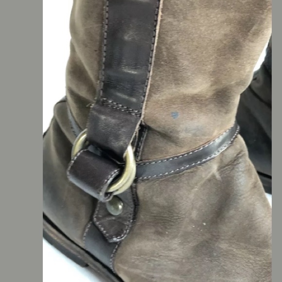 cole haan nike air boots brown